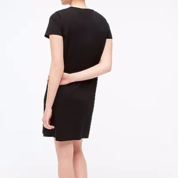 J. CREW Factory NWOT Cotton T Shirt Dress Size Medium in Black - Picture 3 of 10